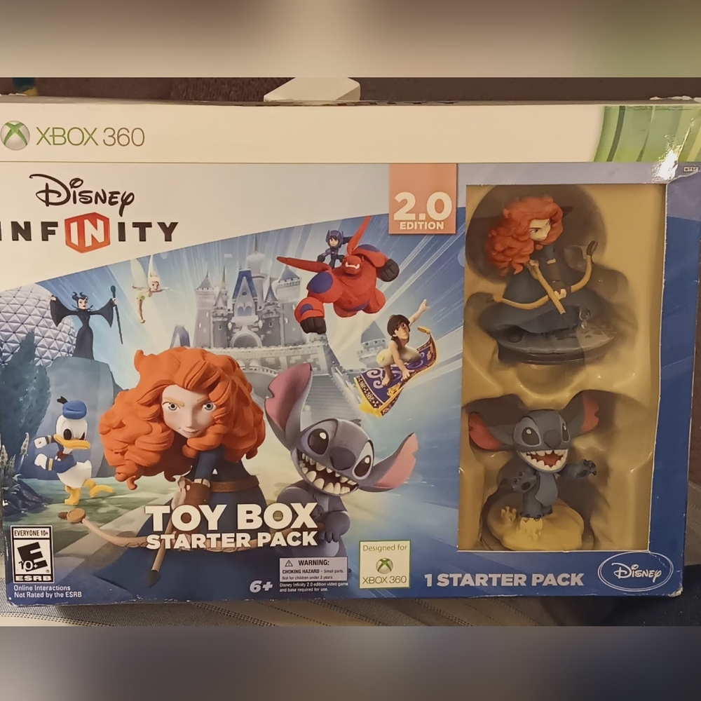 Disney Infinity Toy Box Starter Pack for XBOX 360 Used in Original Box